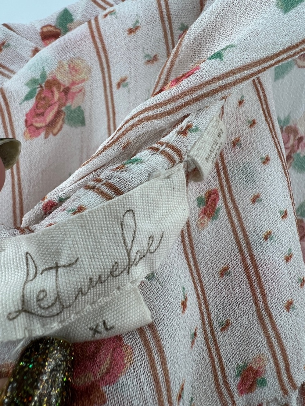 Anthropologie Let Me Be Mock Neck Sheer Mini Dress size XL - Picture 6 of 10